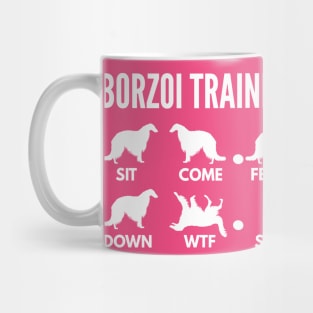 Borzoi Training Russian Wolfhound Tricks Mug